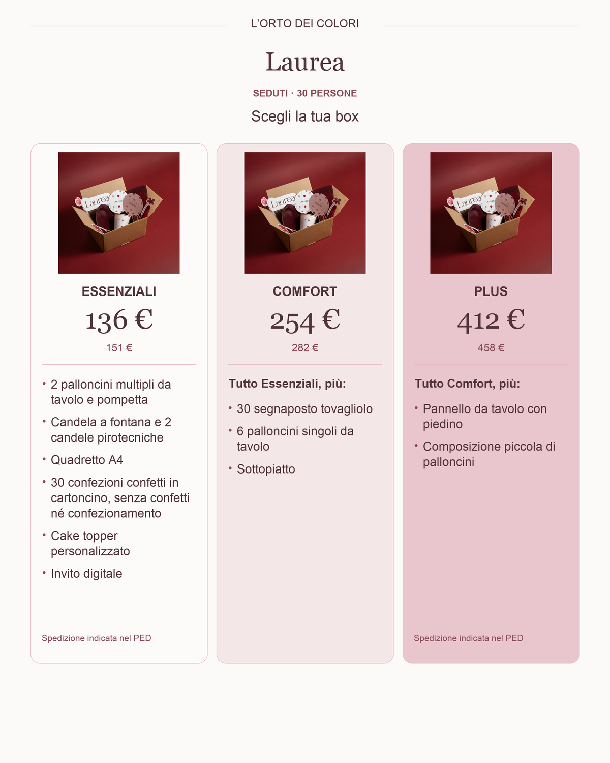 LAUREA Seduti