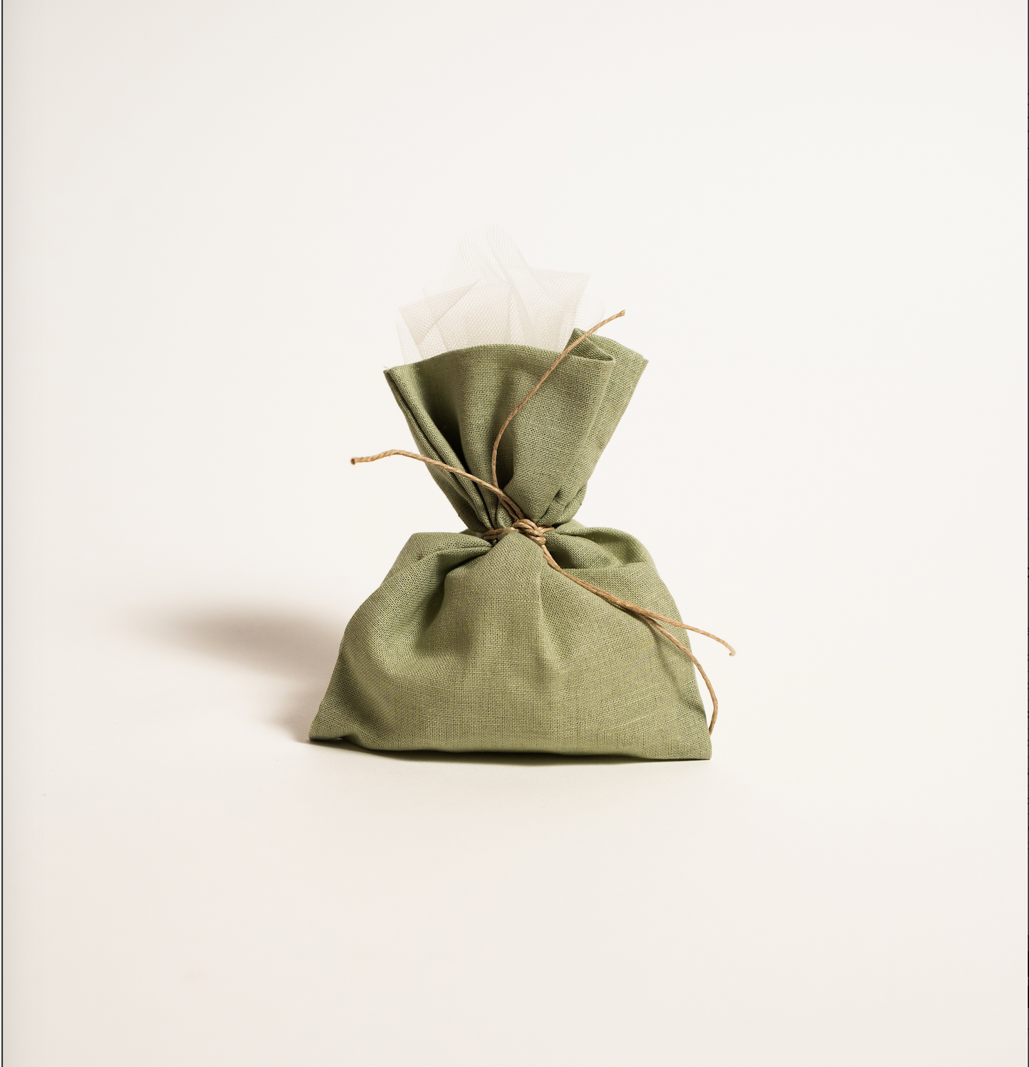 Confezione bomboniera in stoffa