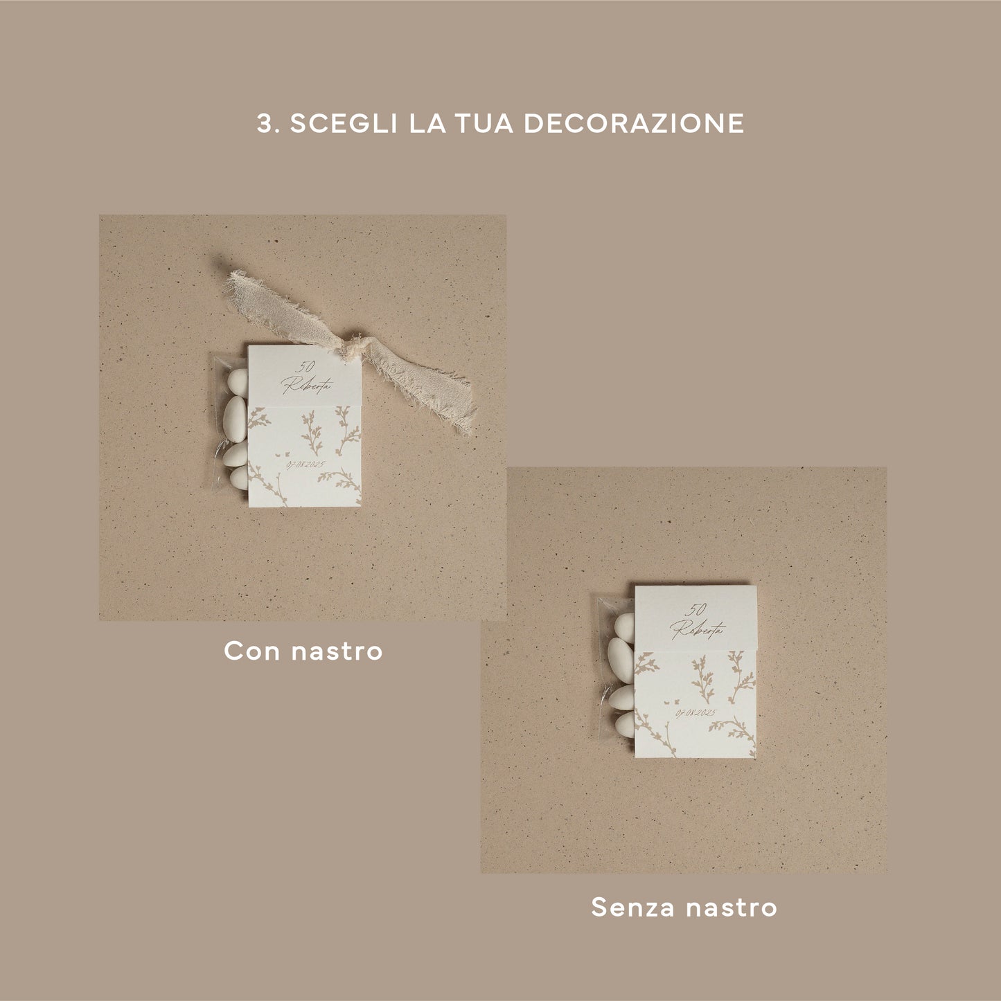 Confezione bomboniera in cartoncino