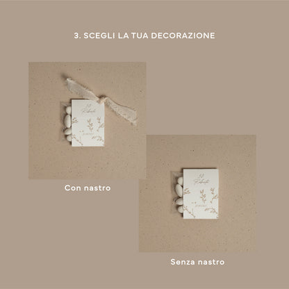 Confezione bomboniera in cartoncino