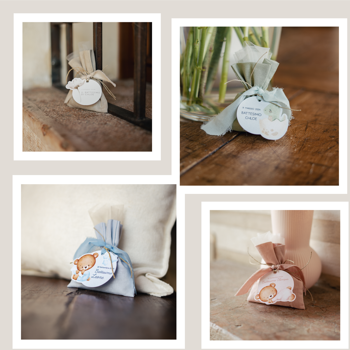 Confezione confetti in cartoncino