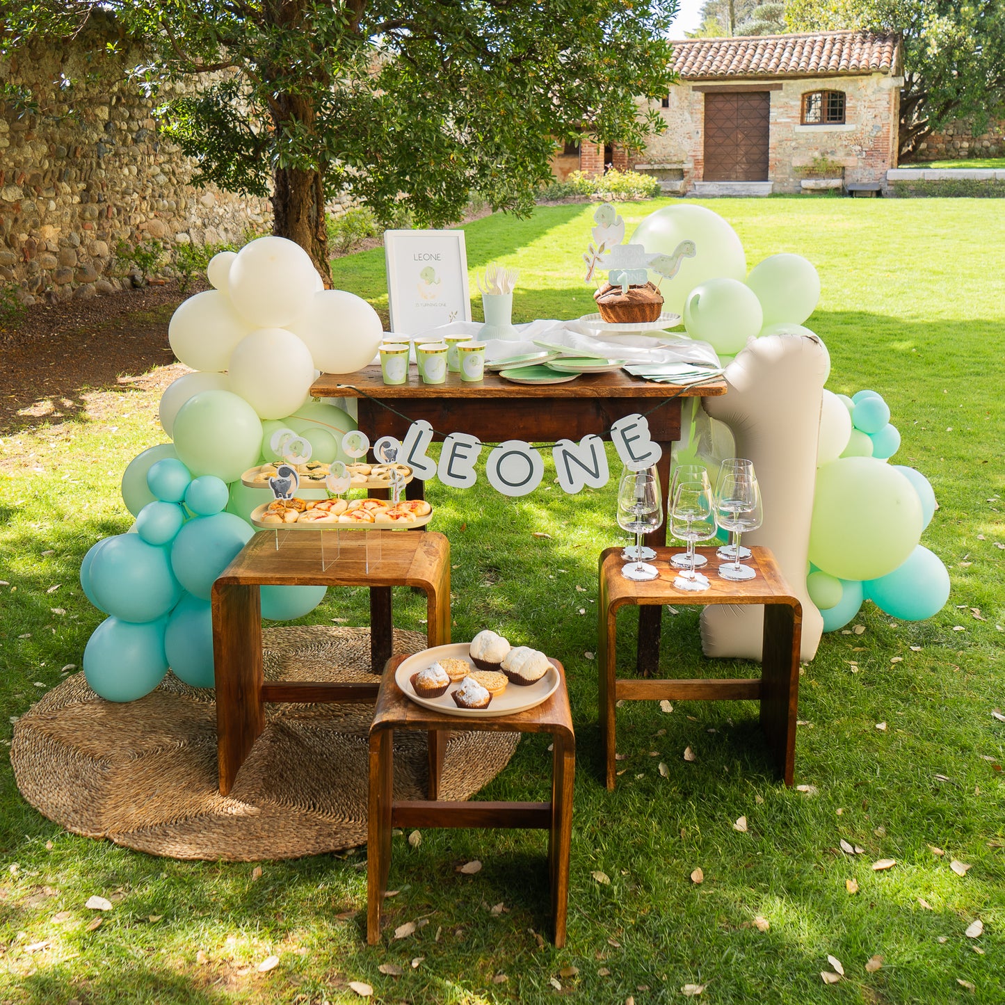 KIT COMPLEANNO BUFFET – allestimento tavolo e set fotografico