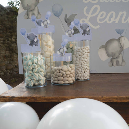 KIT BATTESIMO COMPLETO – decorazioni - allestimento tavolo- angolo bomboniere - set fotografico
