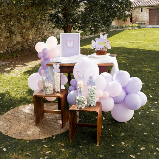KIT BATTESIMO ESSENZIALI - angolo bomboniere - palloncini - tavola apparecchiata - decorazioni