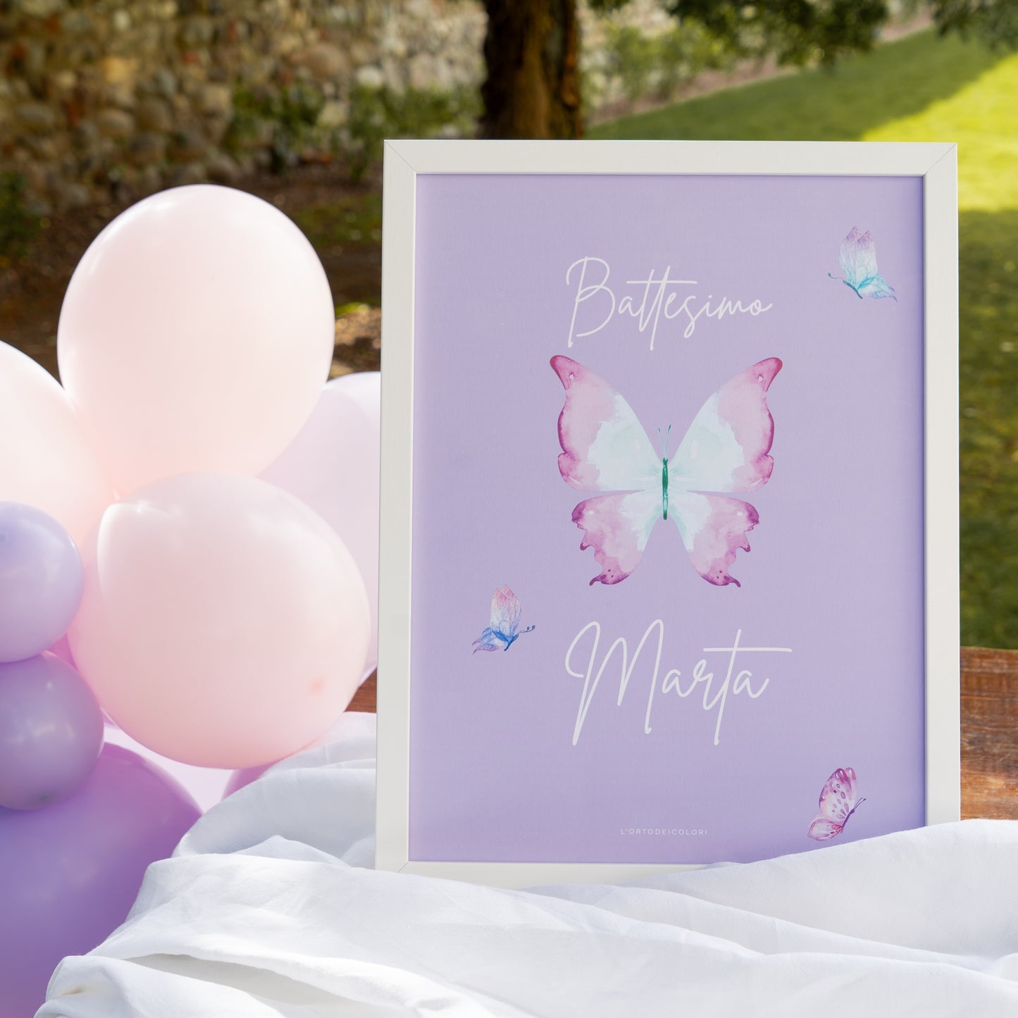 KIT BATTESIMO ESSENZIALI - angolo bomboniere - palloncini - tavola apparecchiata - decorazioni