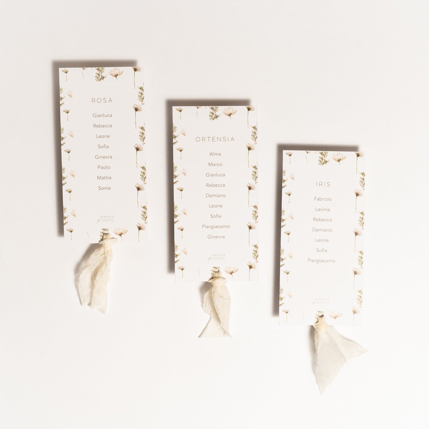 Tableau Mariage Cartoncini