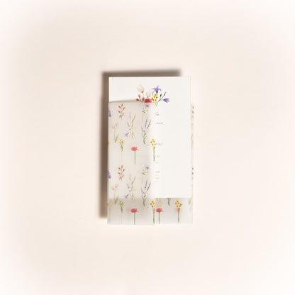 Partecipazione rettangolare Fiori di Campo