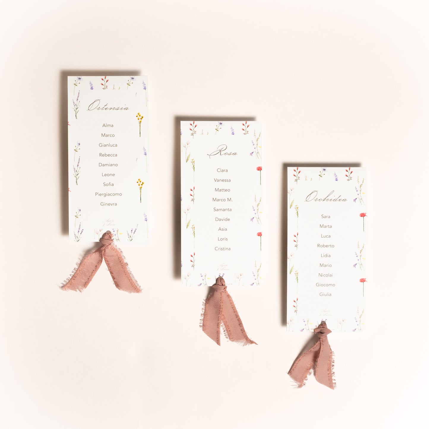 Tableau Mariage Cartoncini
