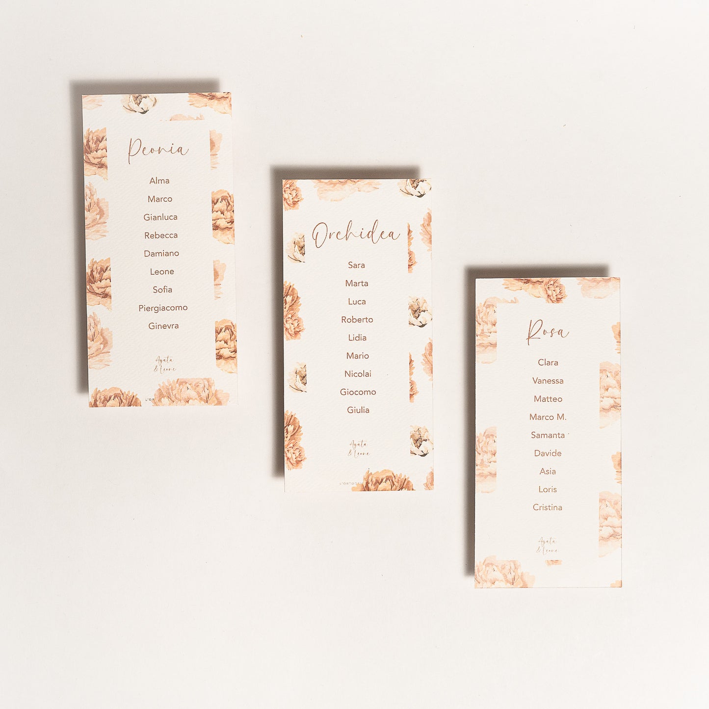 Tableau Mariage Cartoncini