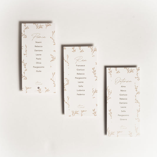 Tableau Mariage Cartoncini