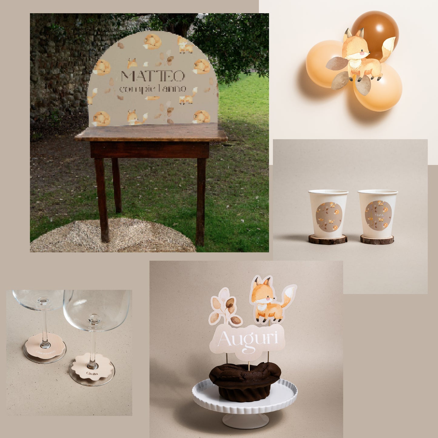 KIT BABY SHOWER – palloncini e decorazioni tavolo