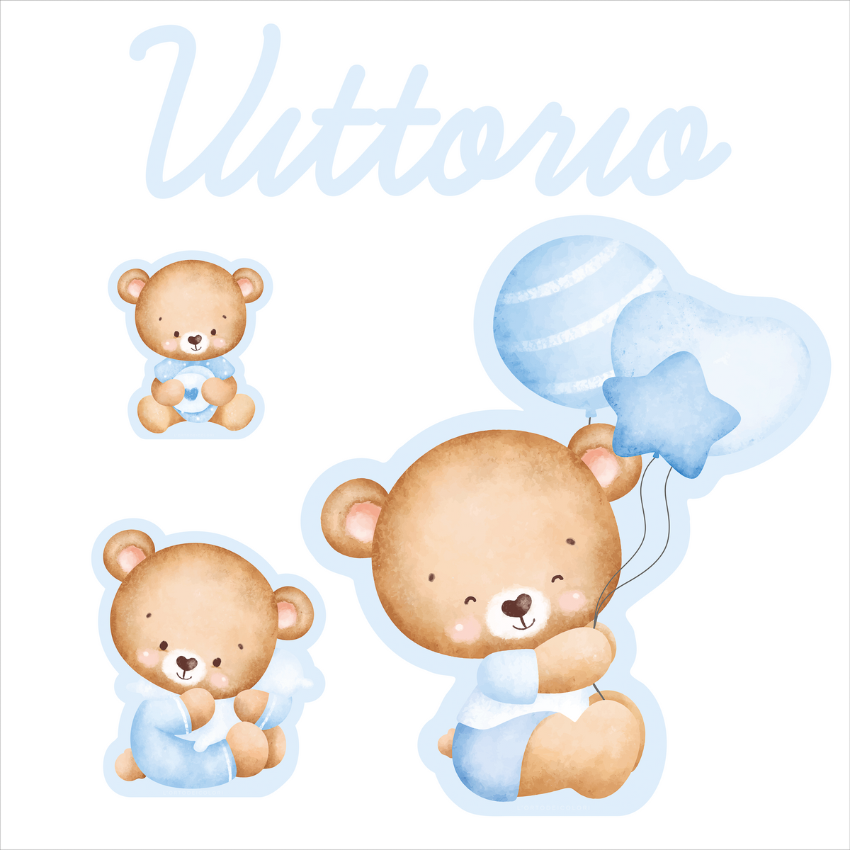 Kit sagome e scritta sagomata