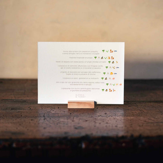 Menù Isola Matrimonio