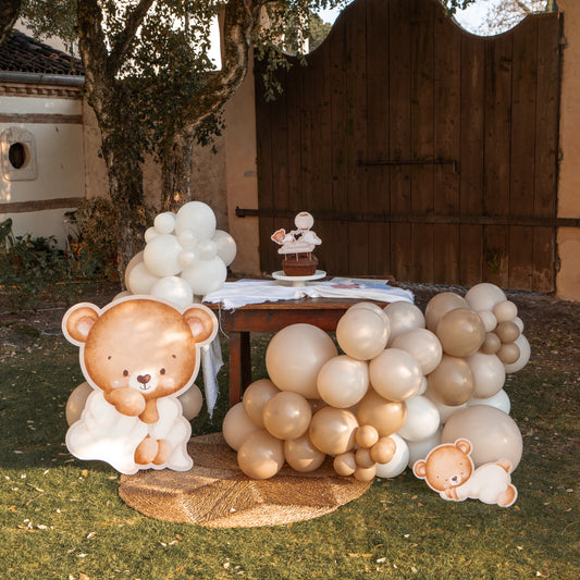 Composizione palloncini Gender reveal