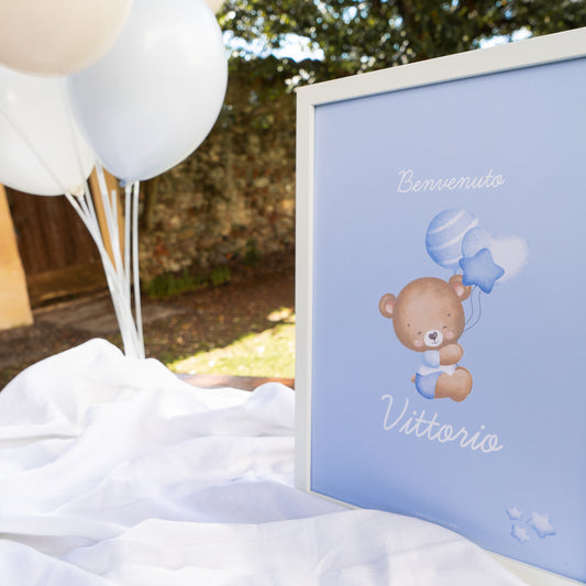 KIT BENVENUTO NEONATO – festone nascita e palloncini personalizzati