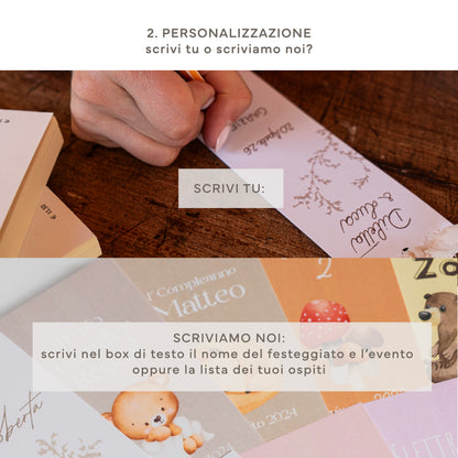 Segnalibro ringraziamenti.