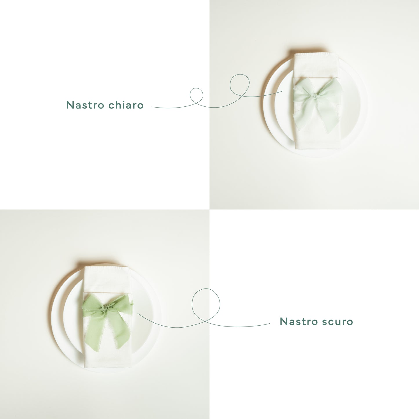 Nastro chiudi tovagliolo doppio