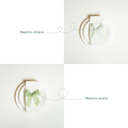 Nastro chiudi tovagliolo doppio