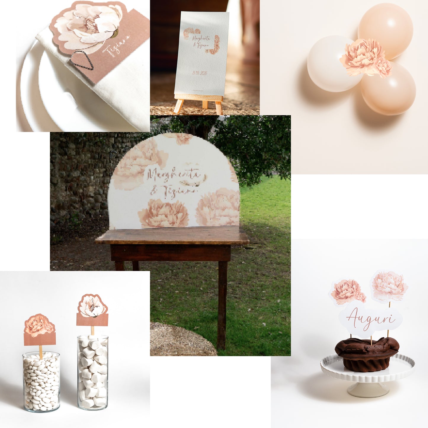KIT BATTESIMO ESSENZIALI - angolo bomboniere - palloncini - tavola apparecchiata - decorazioni