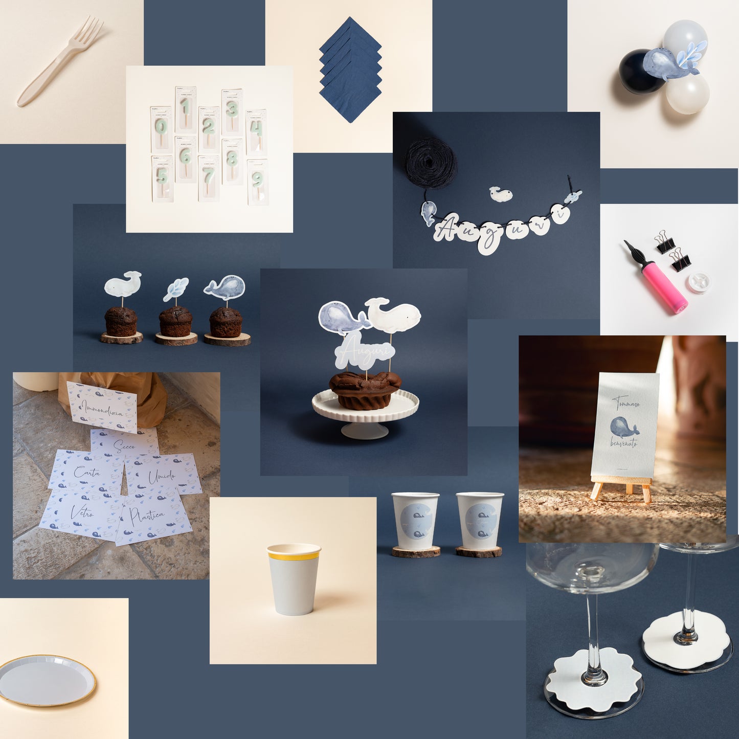 KIT COMPLEANNO BUFFET – allestimento tavolo e set fotografico