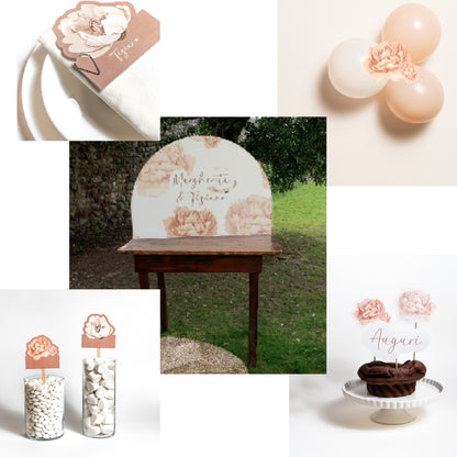 KIT BATTESIMO COMPLETO – decorazioni - allestimento tavolo- angolo bomboniere - set fotografico