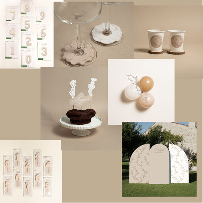 KIT COMPLEANNO ADULTI – set fotografico con palloncini e cake topper