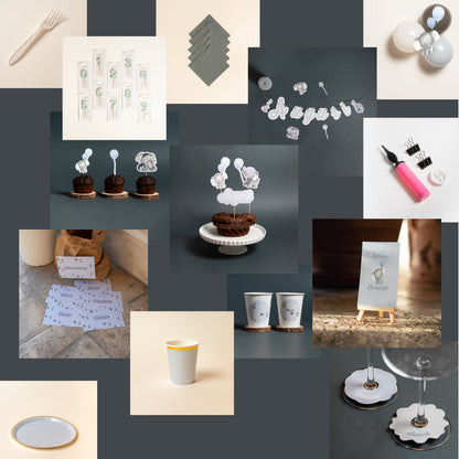 KIT COMPLEANNO BUFFET – allestimento tavolo e set fotografico
