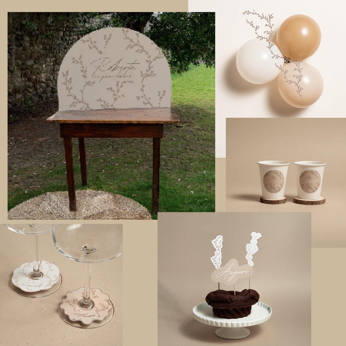 KIT BABY SHOWER – palloncini e decorazioni tavolo