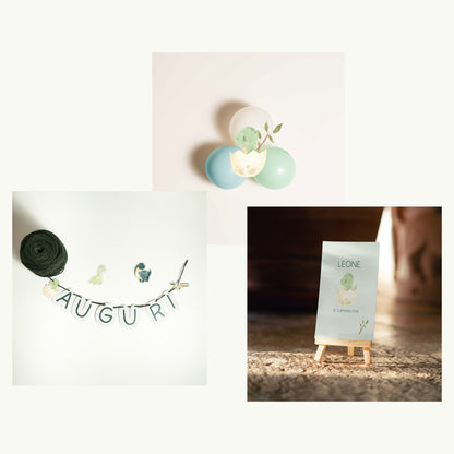 KIT BENVENUTO NEONATO – festone nascita e palloncini personalizzati