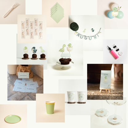 KIT COMPLEANNO BUFFET – allestimento tavolo e set fotografico