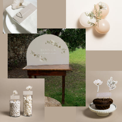 KIT BATTESIMO COMPLETO – decorazioni - allestimento tavolo- angolo bomboniere - set fotografico