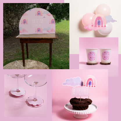 KIT BABY SHOWER – palloncini e decorazioni tavolo