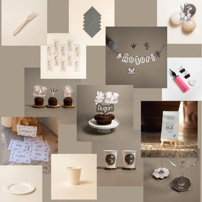 KIT COMPLEANNO BUFFET – allestimento tavolo e set fotografico