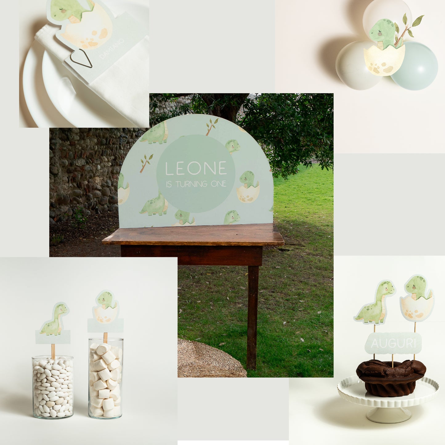 KIT BATTESIMO COMPLETO – decorazioni - allestimento tavolo- angolo bomboniere - set fotografico