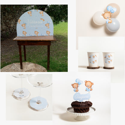 KIT BABY SHOWER – palloncini e decorazioni tavolo