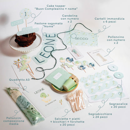 KIT COMPLEANNO BUFFET – allestimento tavolo e set fotografico