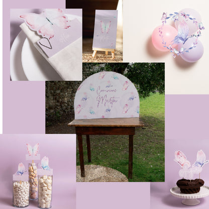 KIT BATTESIMO ESSENZIALI - angolo bomboniere - palloncini - tavola apparecchiata - decorazioni
