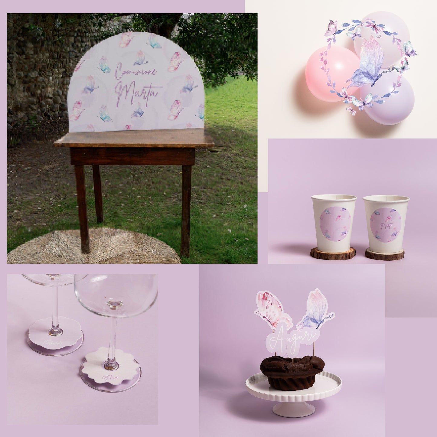 KIT BABY SHOWER – palloncini e decorazioni tavolo