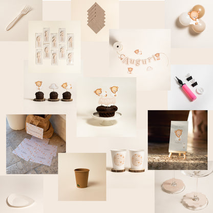 KIT COMPLEANNO BUFFET – allestimento tavolo e set fotografico