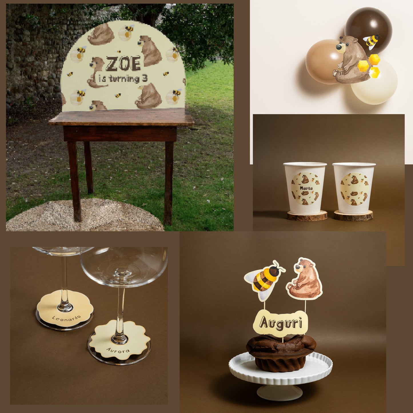 KIT BABY SHOWER – palloncini e decorazioni tavolo