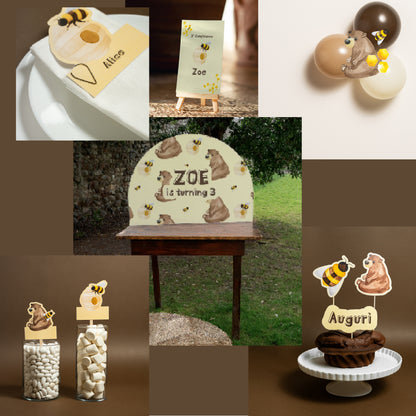 KIT BATTESIMO ESSENZIALI - angolo bomboniere - palloncini - tavola apparecchiata - decorazioni
