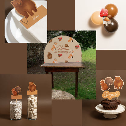 KIT BATTESIMO COMPLETO – decorazioni - allestimento tavolo- angolo bomboniere - set fotografico