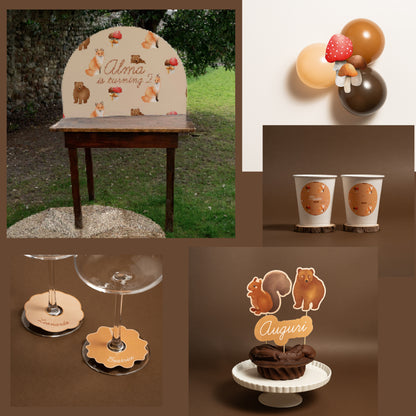 KIT BABY SHOWER – palloncini e decorazioni tavolo