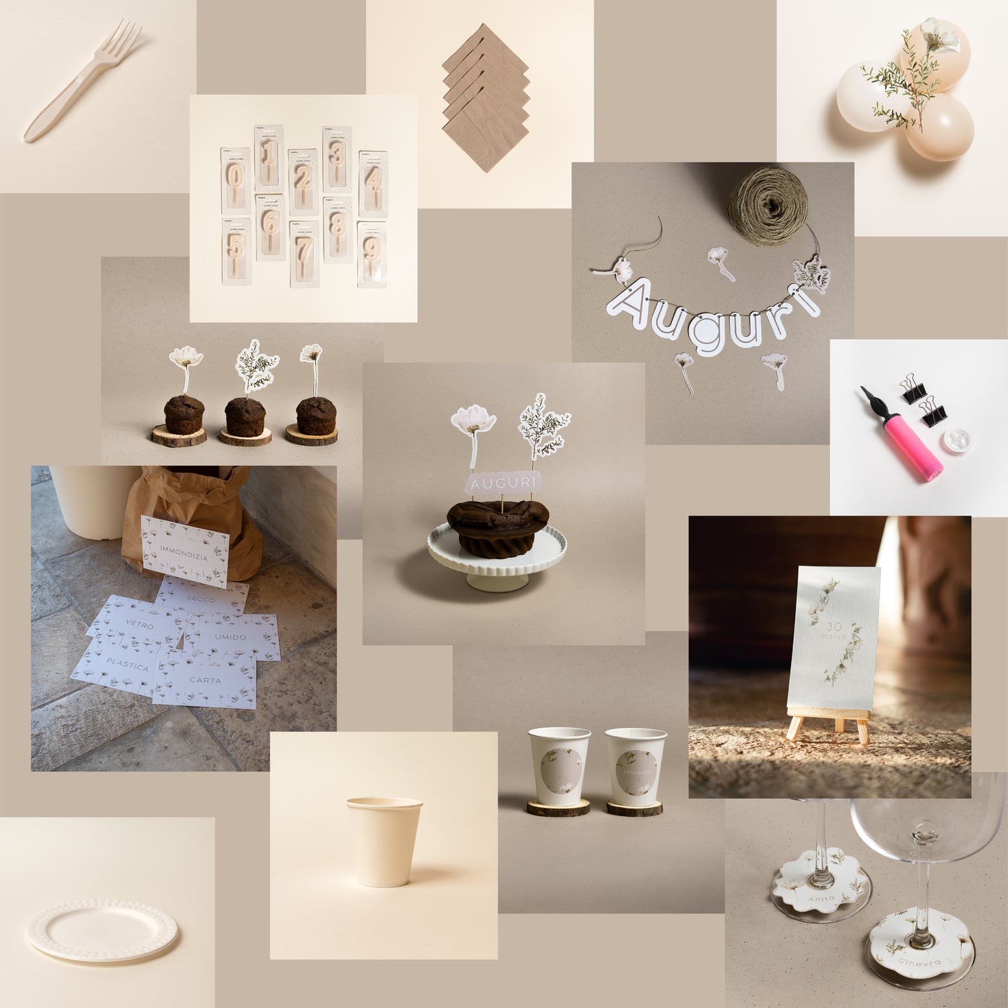 KIT COMPLEANNO BUFFET – allestimento tavolo e set fotografico