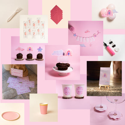 KIT COMPLEANNO BUFFET – allestimento tavolo e set fotografico