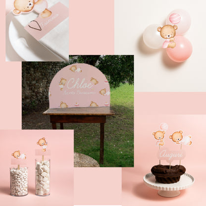 KIT BATTESIMO COMPLETO – decorazioni - allestimento tavolo- angolo bomboniere - set fotografico
