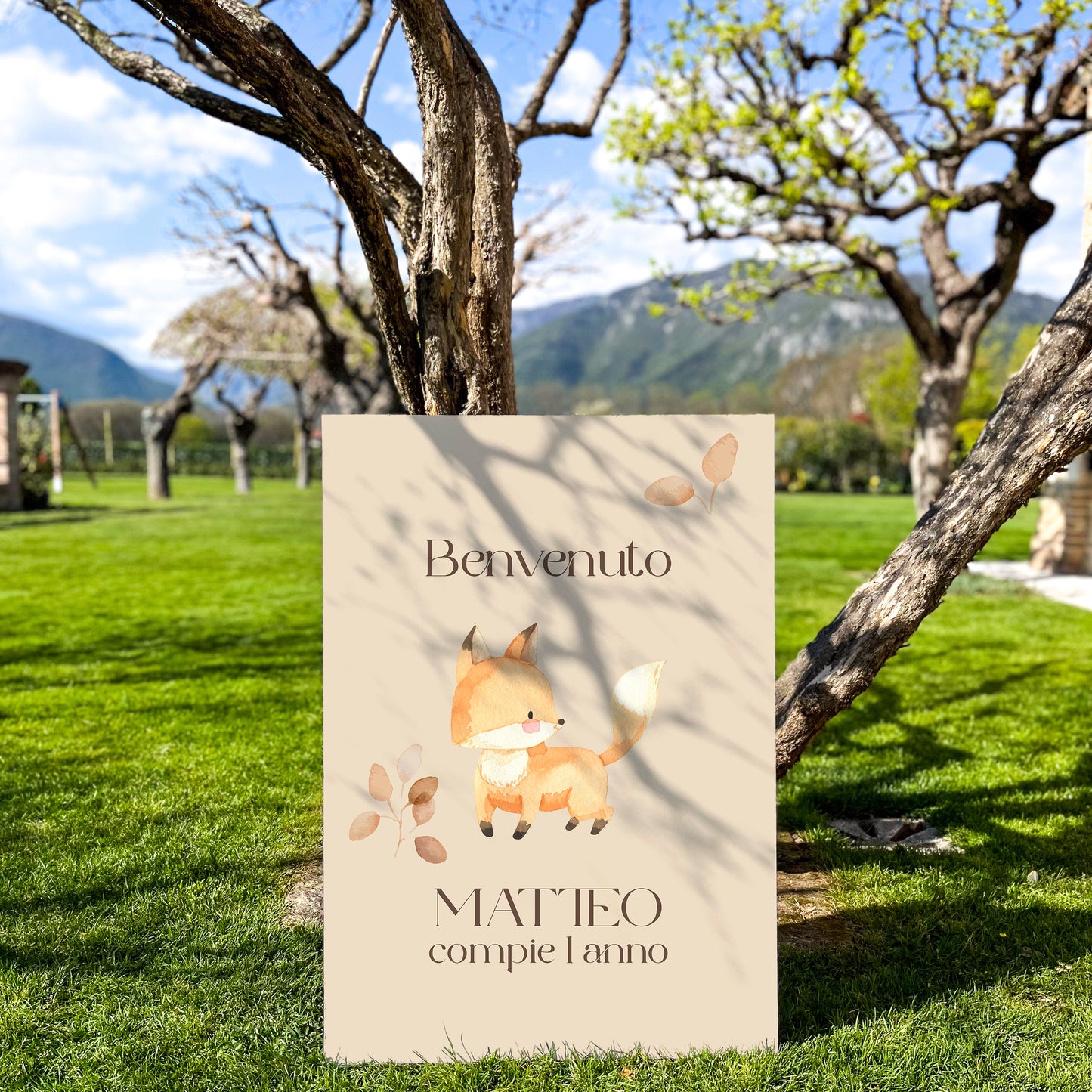 Cartello Benvenuto