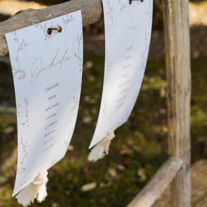 Tableau Mariage Cartoncini
