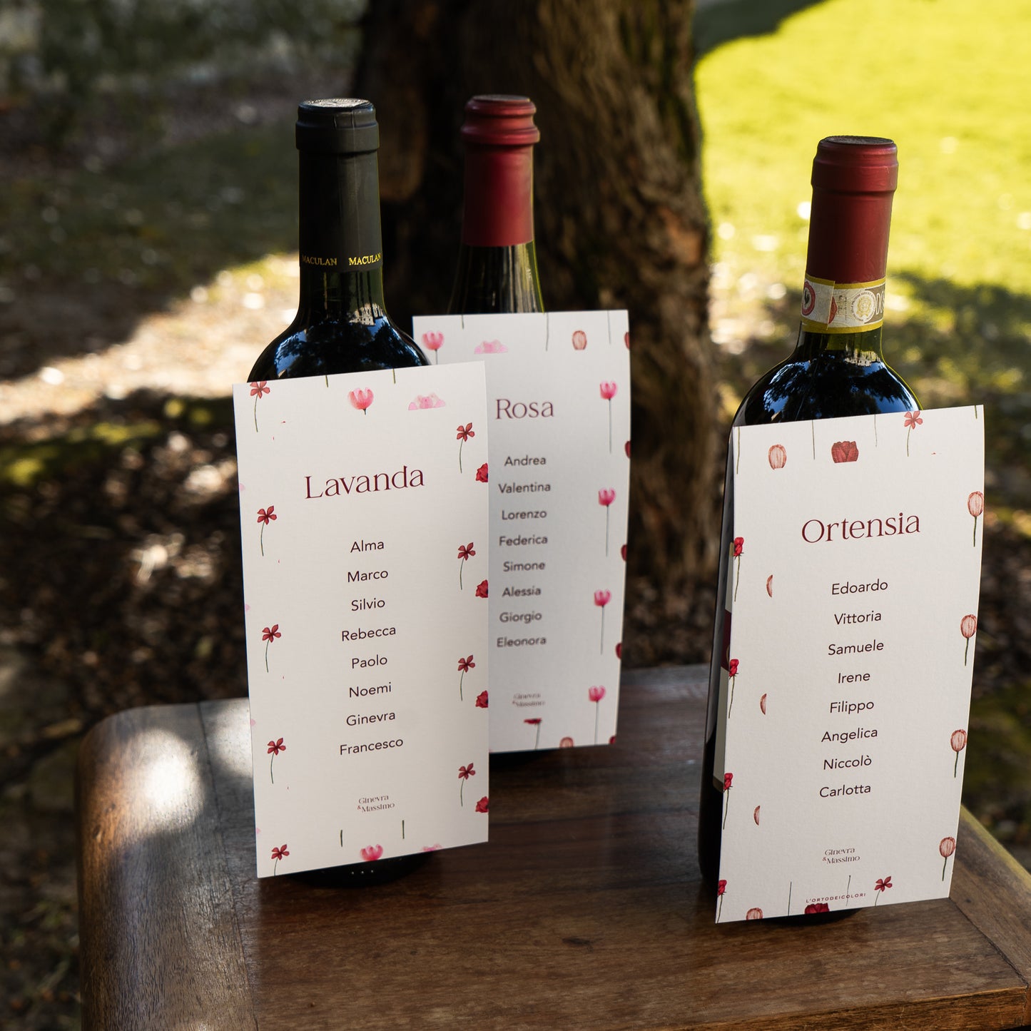 Tableau Mariage Cartoncini