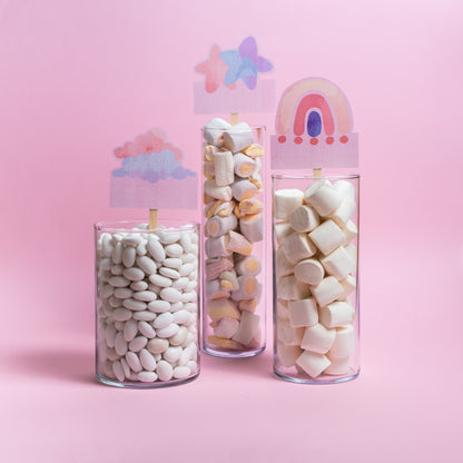 Tag confetti sagomati